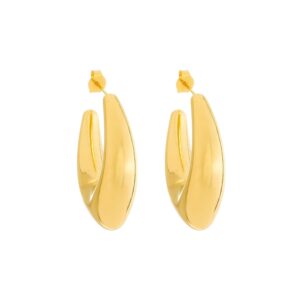 Brinco Dourado Concha Orgânico